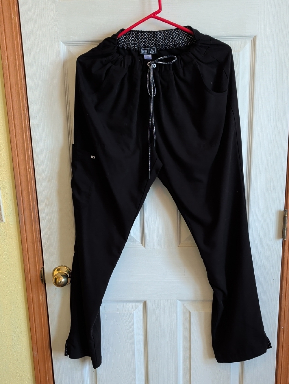 Koi Black Drawstring Jogger Scrub Pants